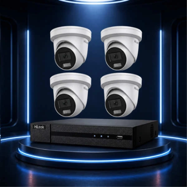 HiLook 6MP 4-Camera CCTV Kit