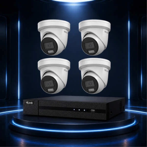 HiLook 8MP 4-Camera CCTV Kit
